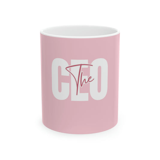 The CEO Pink Coffee Mug