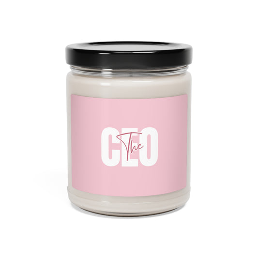 The CEO Pink Scented Soy Candle, 9oz