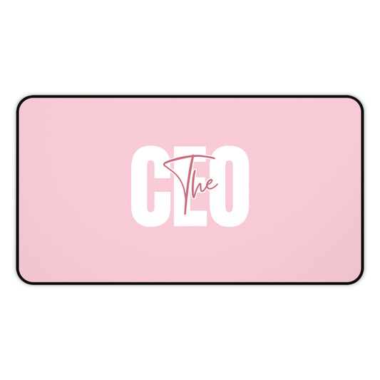 The CEO Pink Desk Mat