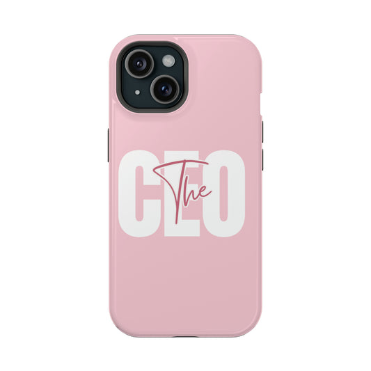 The CEO Pink MagSafe Phone Case