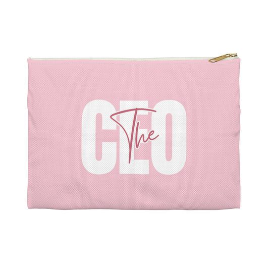 The CEO Pink Makeup Bag