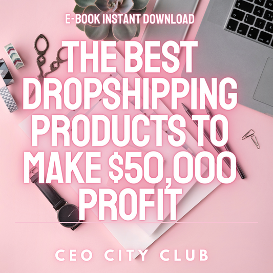 The Best Drop-Shipping Products To Make $50,000 Profit